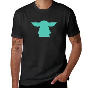 Débardeurs pour hommes Alien Silhouette - T-shirt turquoise T-shirts lourds T-shirts vintage T-shirts noirs pour hommes