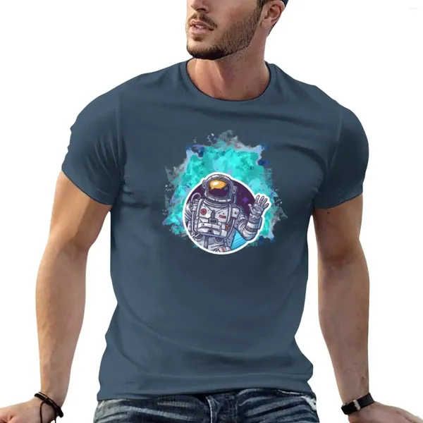 Tank pour hommes astronaute Hello World Lunch Lovers T-shirt Boys Boys Animal Print Shirt pour un garçon t Men
