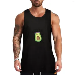 Tanktops voor heren Avocardio Avocado Top Gym T-shirt Man Mouwloos Sexy kostuumshirt