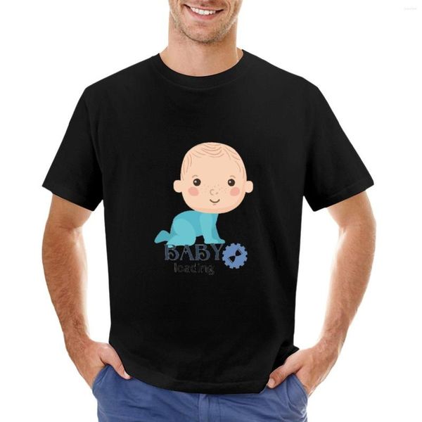 Débardeurs pour hommes T-shirt bébé charge T-shirt drôle T-shirts noirs surdimensionnés pour hommes