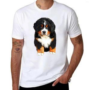 Tops pour hommes Bernese Mountain Dog Dog - super mignon!T-shirt Plain Funny T-shirt Shirts White Men