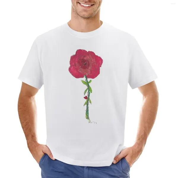 Camisetas sin mangas para hombre, camiseta Bev's Rose, blusa negra, camisetas blancas de moda coreana para hombre