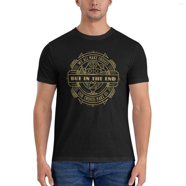 BioShock de camisetas para hombres: todos tomamos decisiones, pero al final nos hace. Camiseta de camiseta clásica