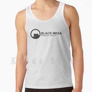 Herentanktops Zwart Mesa Vest Mouwloze onderzoeksfaciliteit Half Life Decay Logo