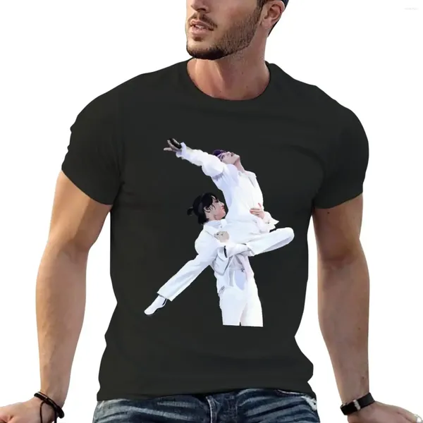 Camisetas para hombres Swan Black Swan Jikook 1 Camiseta de camiseta Estado en blanco