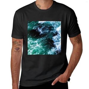 Tanktops voor heren Blauwe Oceaan Zomer Strand Golven T-shirt T-shirt Sportfan T-shirts Anime Man Heren T-shirts