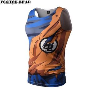 Tanktops voor heren Bodybuilding 3D-geprinte tanktops Heren Vest Compressieshirts Mannelijke singlet Anime Tops Tees Fitness Bodybuilding ZOOTOP BEER T230417