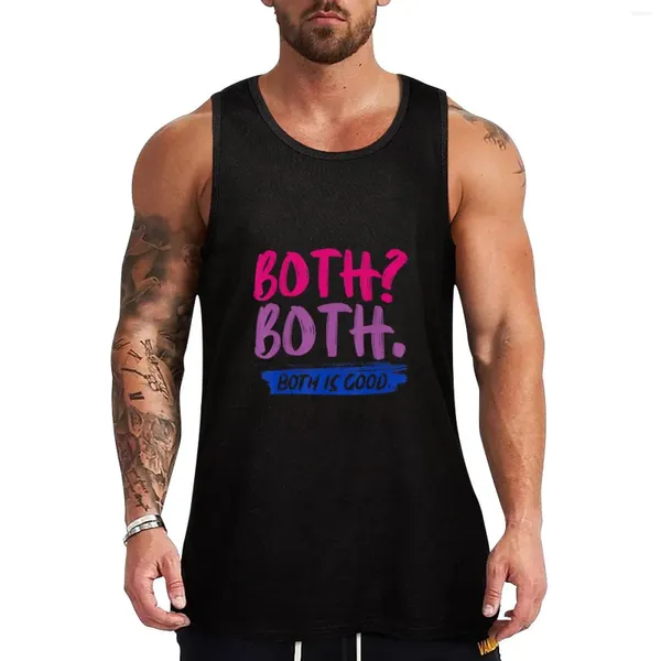 Les débardeurs masculins sont tous les deux un bon bisexuel Top Gym sexy vêtements sexy t-shirts homme