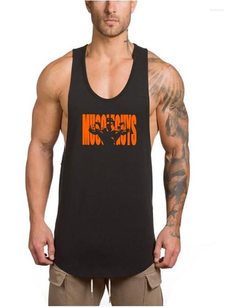 Débardeurs pour hommes Marque Gymnases Débardeurs Vêtements Maillots Canotte Bodybuilding Stringer Top Hommes Fitness Shirt Muscle Guys Gilet Sans Manches