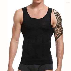 Débardeurs pour hommes Tops respirants Shapewear Gilet Hommes Compression Premium pour le contrôle du ventre amincissant