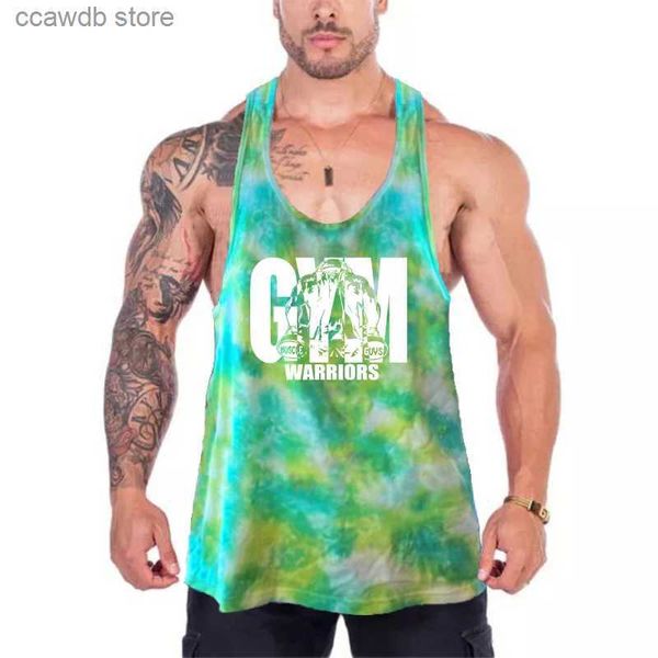 Camisetas sin mangas para hombre Camuflaje Ropa deportiva para hombre Malla de verano Gimnasio Stringer Camiseta sin mangas Culturismo Camisa sin mangas Entrenamiento Singlets Chaleco para correr T240110