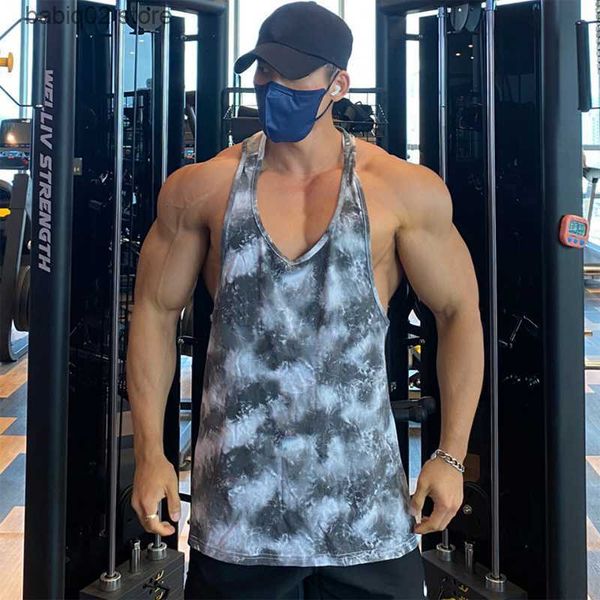 Débardeurs pour hommes Camouflage Mesh Muscle Vest Bodybuilding Débardeur Hommes Été Fitness Hommes Singlets Coupé Gym Vêtements Mode Chemise Sans Manches T230417