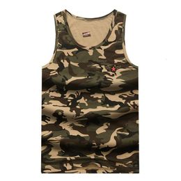 Mannen Tank Tops Camouflage Tactische Top Mouwloos Quick Dry Combat T-shirt Camo Outdoor Wandelen Jacht Shirts Militaire Leger 230721