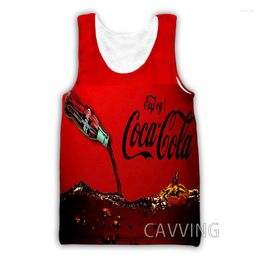 Hommes Débardeurs CAVVING 3D Imprimé Coke Harajuku Gilet D'été Maillot Chemises Streetwear Pour Hommes/femmes