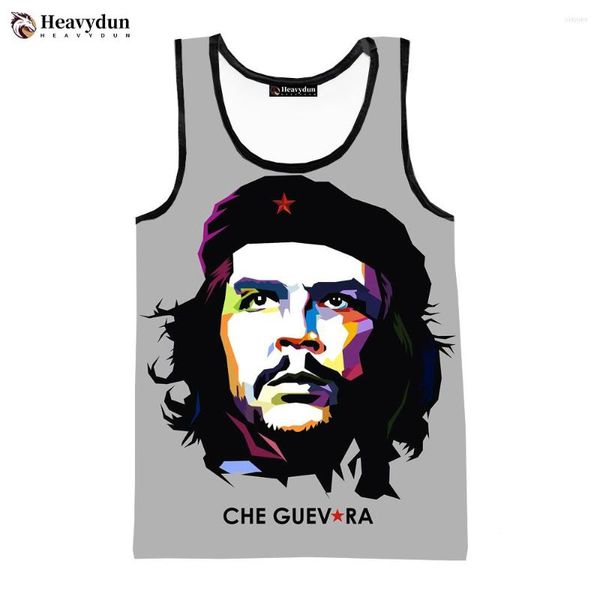 Débardeurs pour hommes Che Guevara chemises sans manches imprimées en 3D printemps été Harajuku Streetwear t-shirts surdimensionnés vêtements pour hommes