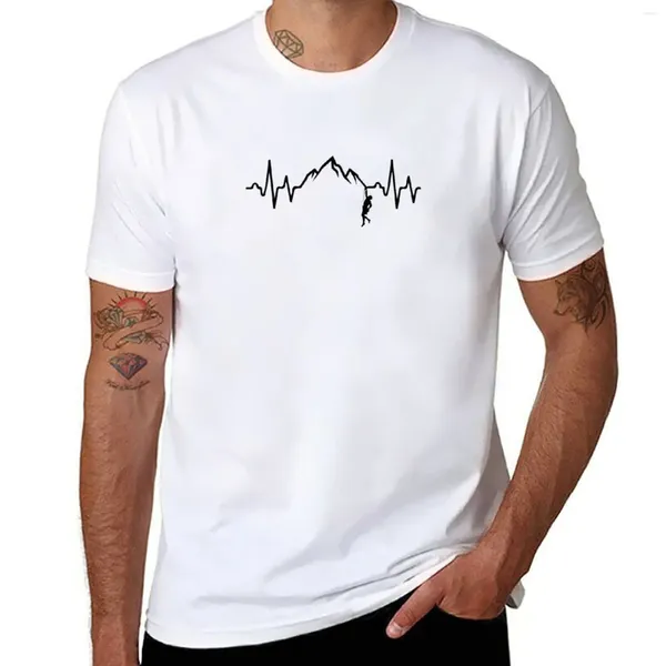Débardeurs pour hommes T-shirt d'escalade de battement de coeur surdimensionné garçons chemises d'entraînement d'impression animale pour hommes
