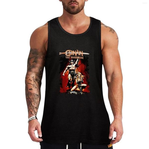 Débardeurs pour hommes Conan The Barbarian Top Gym Shirt Hommes Homme Vêtements d'été