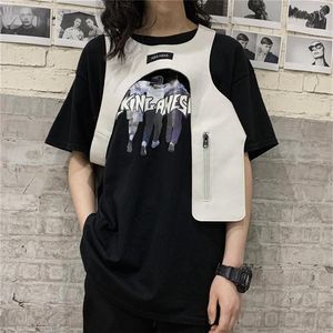 Mannen Tank Tops Cool Vest Voor Mannen Trendy Streetwear Tactische Licht Accessoire Rap Tij Merk Match Vrouwen Hip-Hop harnas Cloth309W