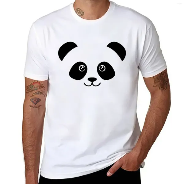 Débardeurs pour hommes Imprimé visage de panda mignon !T-shirt uni T-shirts de fan de sport T-shirts pour hommes