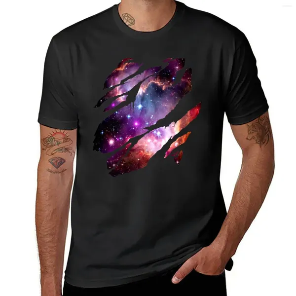 Camisetas sin mangas para hombre Camiseta con estampado de animales en el espacio profundo, ropa bonita para hombre