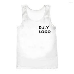 Tanktops voor heren Diy aangepast ontwerp Eigen stijl Polyester 3D-geprint vest Heren Dames Streetwear Oversized leveranciers voor Drop Shipper