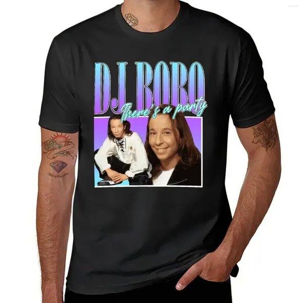 T-shirt pour hommes T-shirts DJ Bobo 90S Eurodance T-shirt personnalisés Shirts Tees graphiques T pour hommes