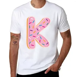 Tanktops voor heren Donut Letter K T-shirt Esthetische kleding Jongens Dierenprint voor heren