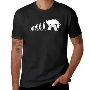 Tanktops voor heren Dreadnaught Evolution Zelfs in de dood T-shirt Korte aangepaste T-shirts Dierenprint shirt voor jongens Heren Grappig