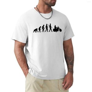 Débardeurs pour hommes évolution de l'homme T-Shirt de moto mignon T-Shirt Vintage T imprimé Animal pour garçons chemises blanches pour hommes