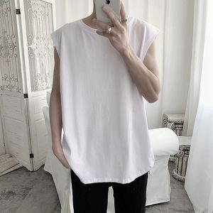 Men tanktops mode mannen kleding o nek top heren mouwloos shirt buiten casual sportkleding loopvesten spier singets streetwearmen '