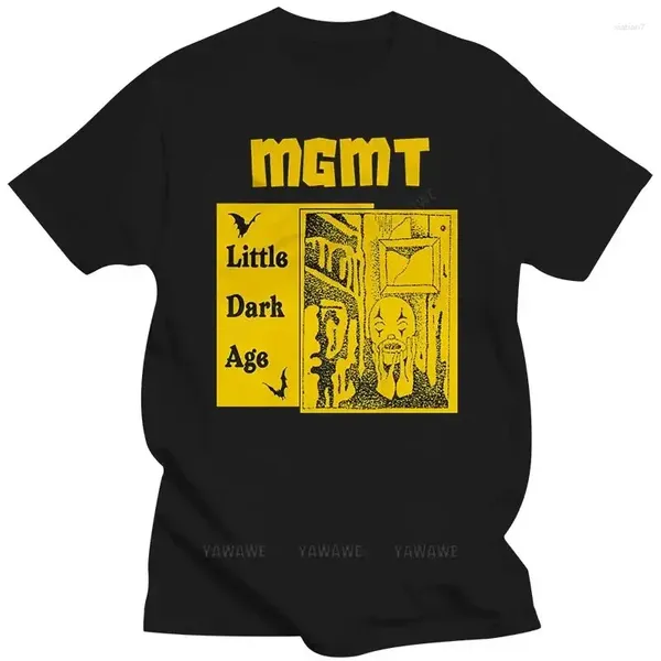 Tops de débardeur pour hommes T-shirts décontractés Top Mgmt Litle Dark Age Taille S-2xl Black Color Digital Imprimé Tee Shirt Summer Unisexe Short