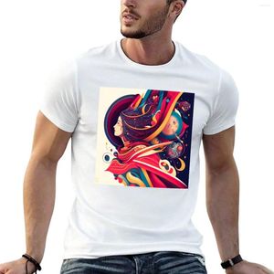 Heren tanktops vrouwelijke kunstenaar abstract schilderen t-shirt zwart t shirt oversized mannen