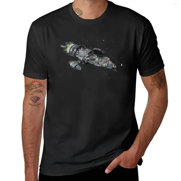 T-shirt Space Space Space Top Tops pour hommes T-shirt T-shirt Homme T-shirt noir à manches courtes pour hommes