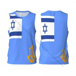 Chapeau de chars à réservoir masculin du maillot de basket-ball des forces de défense Israël
