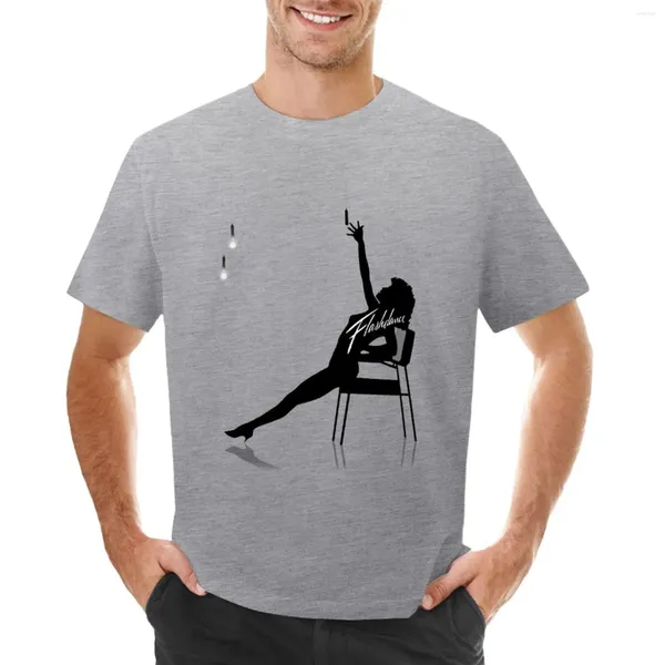 T-shirt Flashdance T-shirt pour hommes Blouse de vêtements mignons Coton