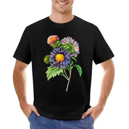 Débardeurs pour hommes T-shirt floral 14 T-shirt noir Chemises T-shirts graphiques Pack pour hommes