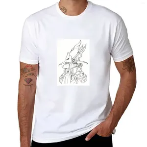 Débardeurs pour hommes Tops Freija Crescent T-shirt Anime Vêtements Garçons Chemise à imprimé animal Hommes T-shirts blancs