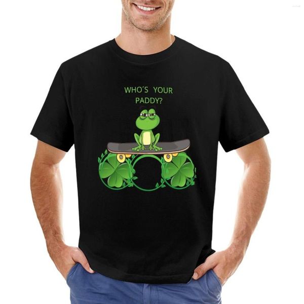 Débardeurs pour hommes T-shirt grenouille T-shirt graphique Funny Boys White Shirts Men