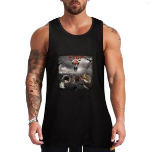 Débardeurs pour hommes FTDP Top Sports Vest Working T-shirt Male Summer