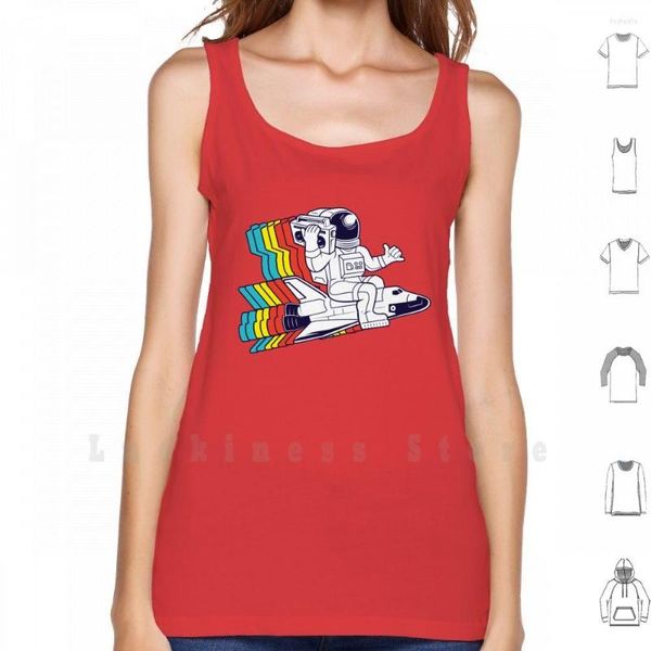 Camisetas sin mangas para hombre Funky Vest Cotton Funcky Cintrao Space Spaceship Boombox Hangloose Shaka Music Rockets