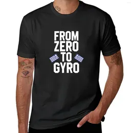 Débardeurs pour hommes drôles fierté grecque de zéro à Gyro Grèce T-shirt personnalisé poids lourds garçons imprimé animal vêtements pour hommes