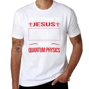 Mannen Tank Tops Grappige Jezus Quantum Fysica T-shirt Leuke Kleding Sport Fan T-shirts T-shirt Mannen Grafische Shirts