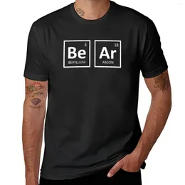 Camisetas sin mangas para hombre Gay Bear Pride-Camiseta de tabla periódica, Top de verano, ropa estética, camisetas de gran tamaño
