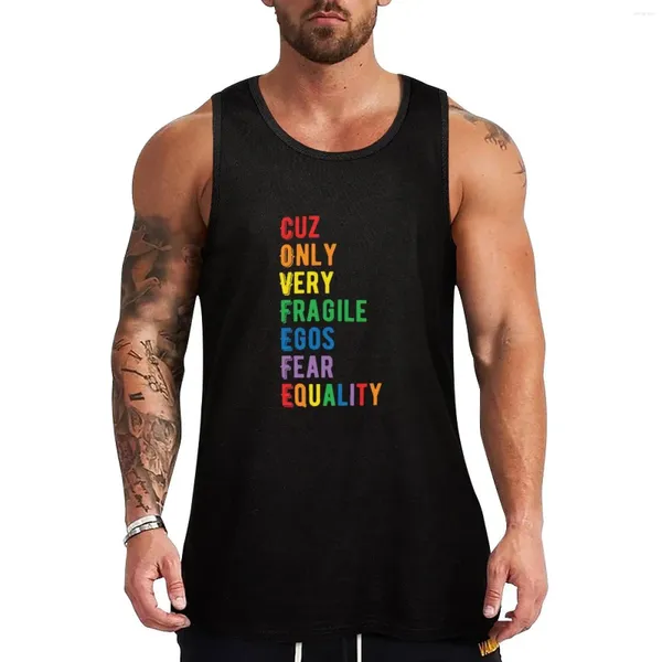 Camisetas para hombres gay |THISHS PRIDE FLAG Regalos Lesbian Clothing LGBT Top Man Chaleco