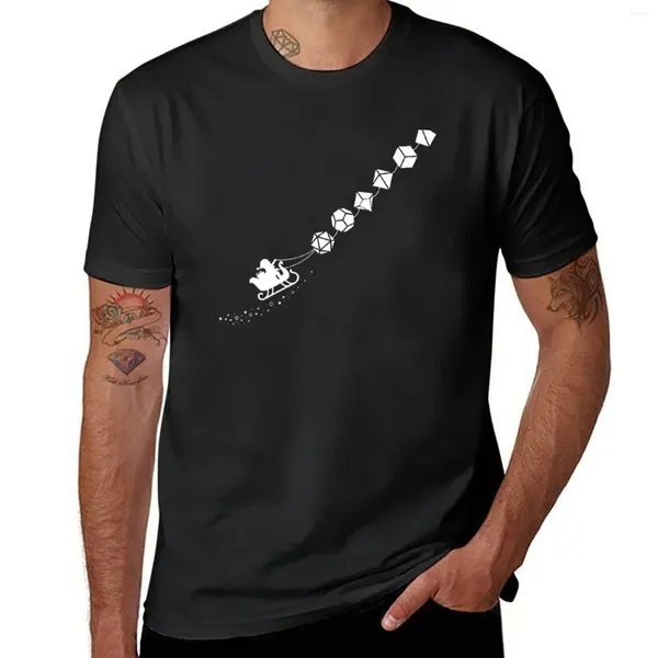 Débardeurs pour hommes Geeky Polyhedral Dice Set Noël Spécial Table RPG Gaming T-Shirt Personnalisé T-shirts Hommes