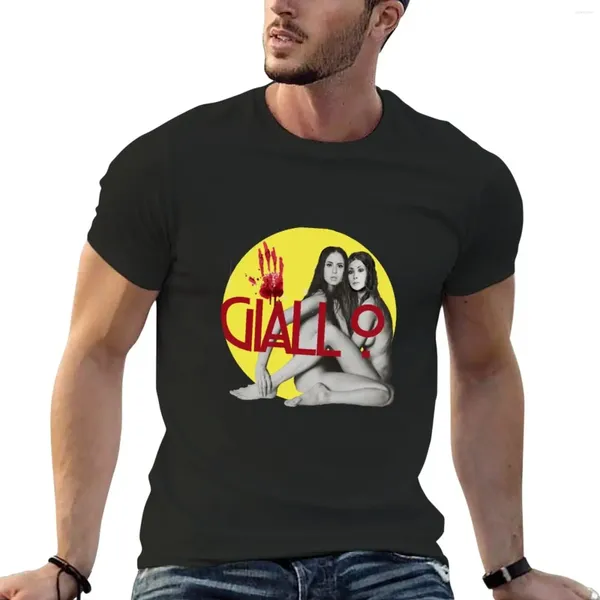Camisetas para hombres Giallo Camiseta Horror Fans gráficos lindos camisetas para hombres
