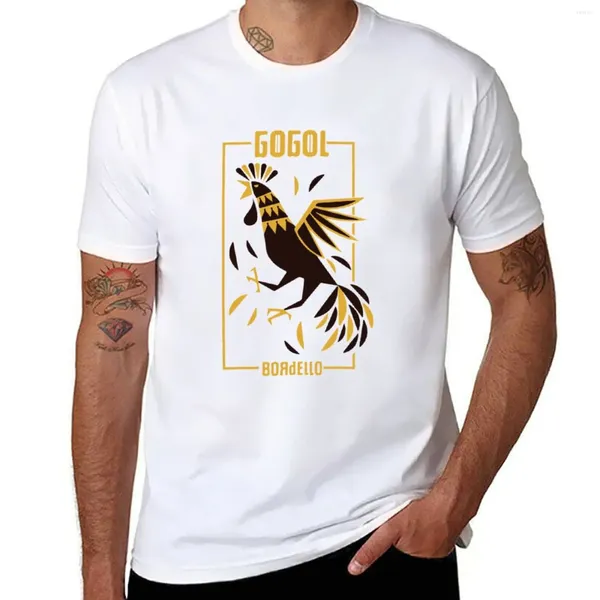 Débardeurs pour hommes Gogol Bordello Boulder Theatre T-shirt Vêtements d'été Hippie T-shirts noirs Chemise pour hommes simples