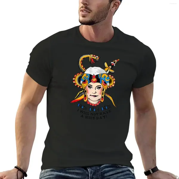 Tops pour hommes Golden Girls Dorothy Zbornak Sailor Jerry T-shirt T-shirt Boys Animal Imprimé blancs esthétique Coton