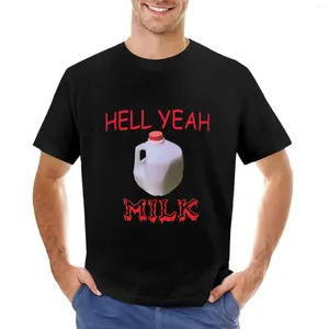Tobs de débardeur pour hommes HELL YEAKMILK T-shirt Summer Vêtements Animal Prinfor Boys Print T-shirts noirs pour hommes