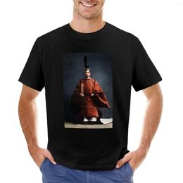 Mannen Tank Tops Hirohito Keizer Showa 1928 Ingekleurd T-shirt Korte Mouw Tee Esthetische Kleding Zweet Shirts Slim Fit T voor Mannen